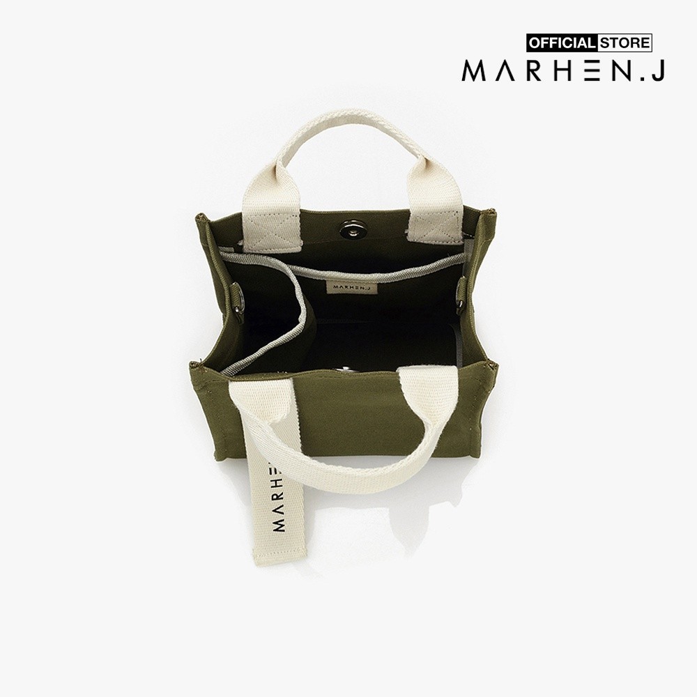 Marhen.J - Túi đeo vai chữ nhật vải bố Ricky Mini MJ19ARCKMN-KH