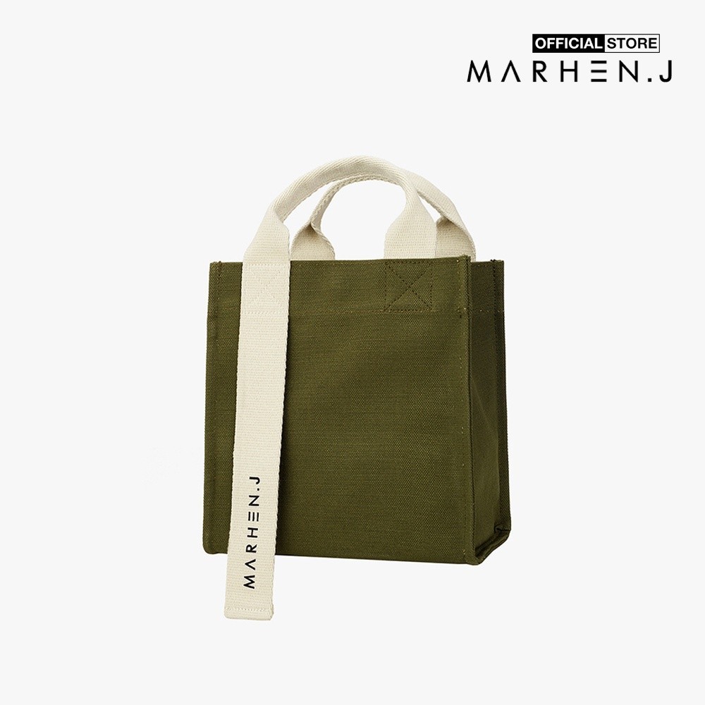 Marhen.J - Túi đeo vai chữ nhật vải bố Ricky Mini MJ19ARCKMN-KH