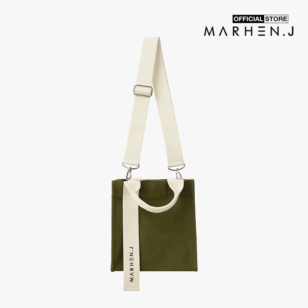 Marhen.J - Túi đeo vai chữ nhật vải bố Ricky Mini MJ19ARCKMN-KH