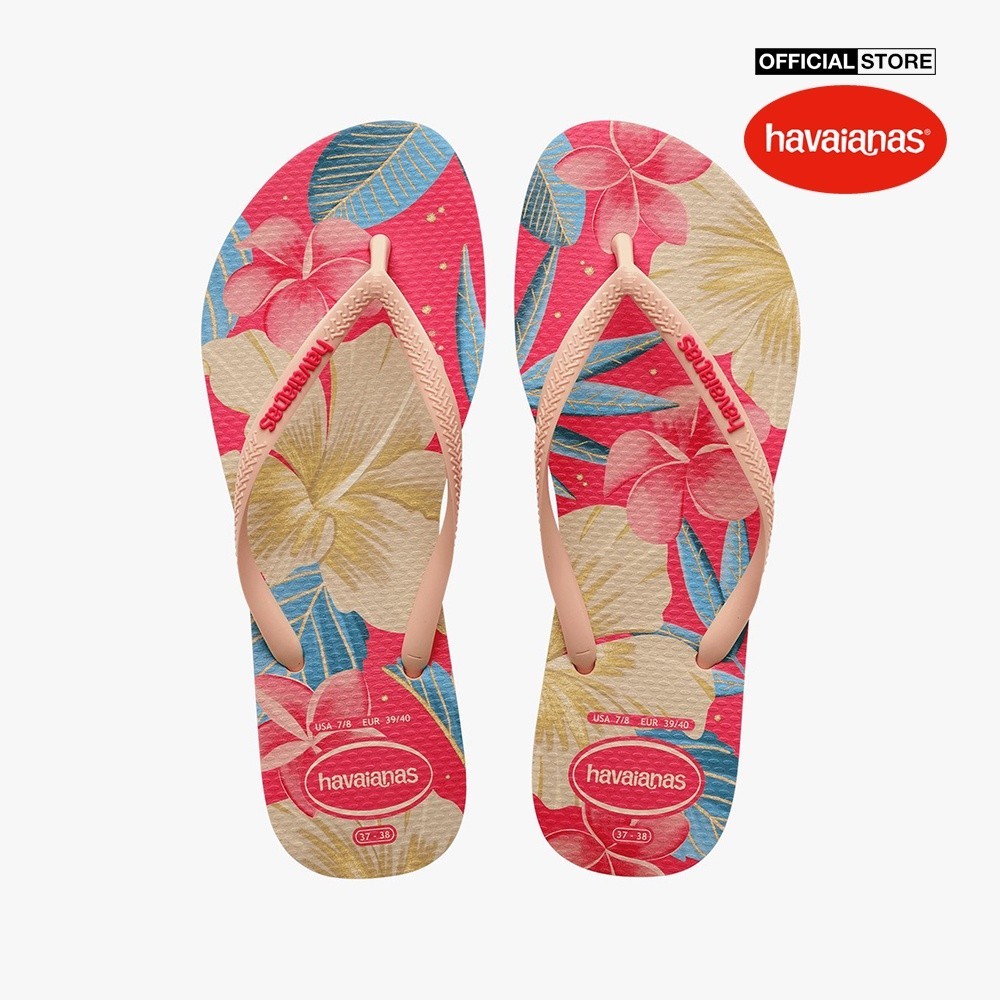 HAVAIANAS - Dép kẹp nữ Slim Floral 4129848-9898