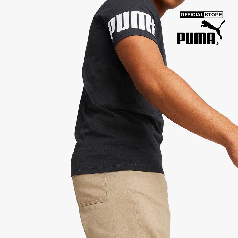 PUMA - Áo thun nam tay ngắn cổ tròn Power 849922-01