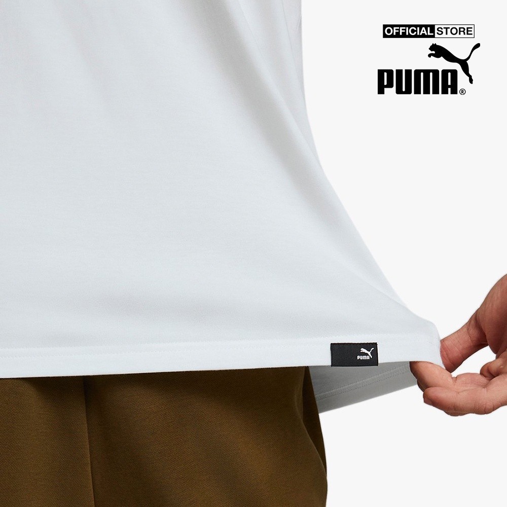 PUMA - Áo thun nam ngắn tay Classics Logo Metallic 537034-02
