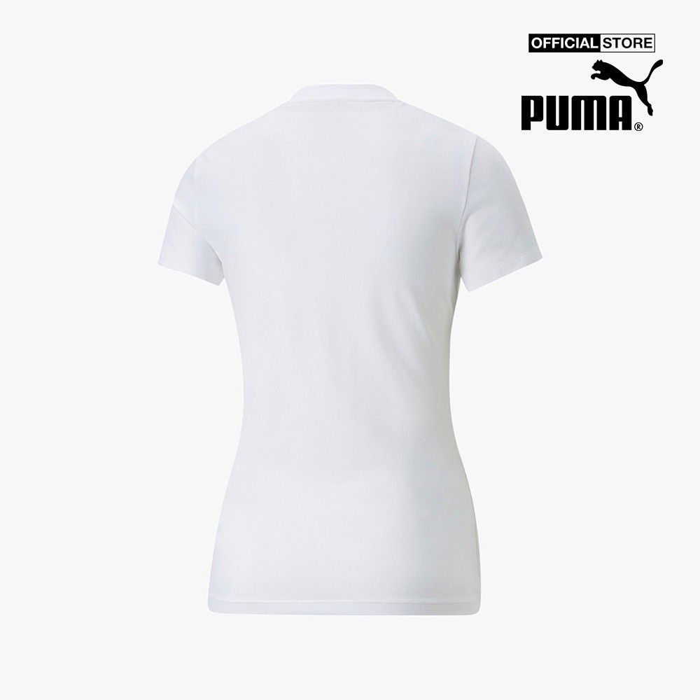 PUMA - Áo thun nữ ngắn tay phom ôm Classics Slim 535610-02