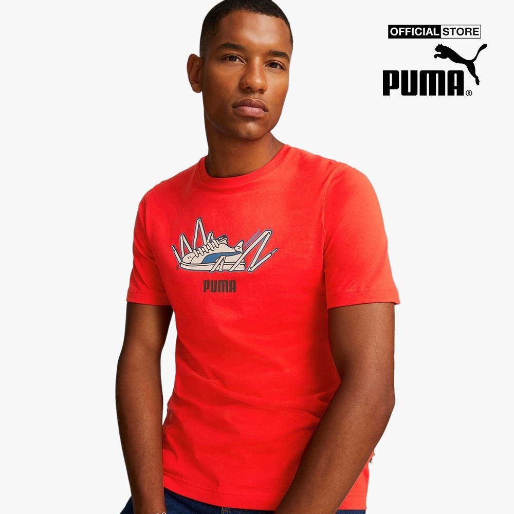 PUMA - Áo thun nam ngắn tay Sneaker Graphic 671764-33