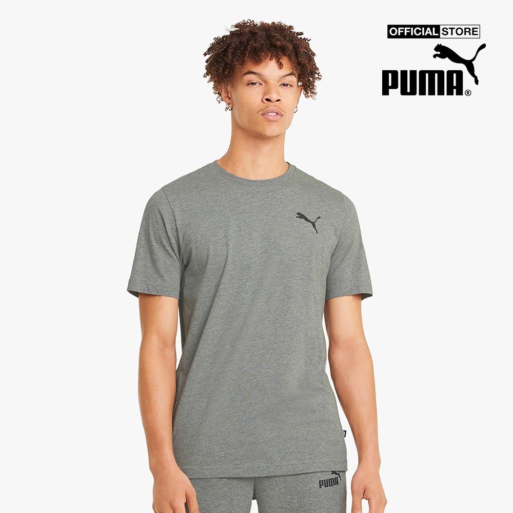 PUMA - Áo thun thể thao nam ngắn tay Essentials Small Logo Train 586668-53