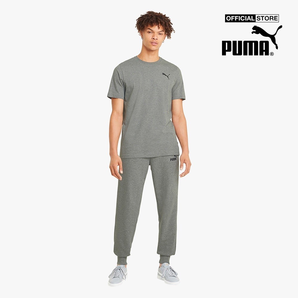 PUMA - Áo thun thể thao nam ngắn tay Essentials Small Logo Train 586668-53