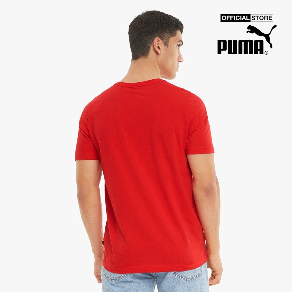 PUMA - Áo thun thể thao nam ngắn tay Essentials Logo Train 586666-11