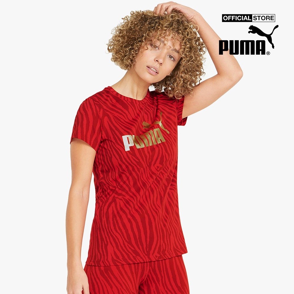 PUMA - Áo thun nữ tay ngắn ESS+ Tiger 848425-11