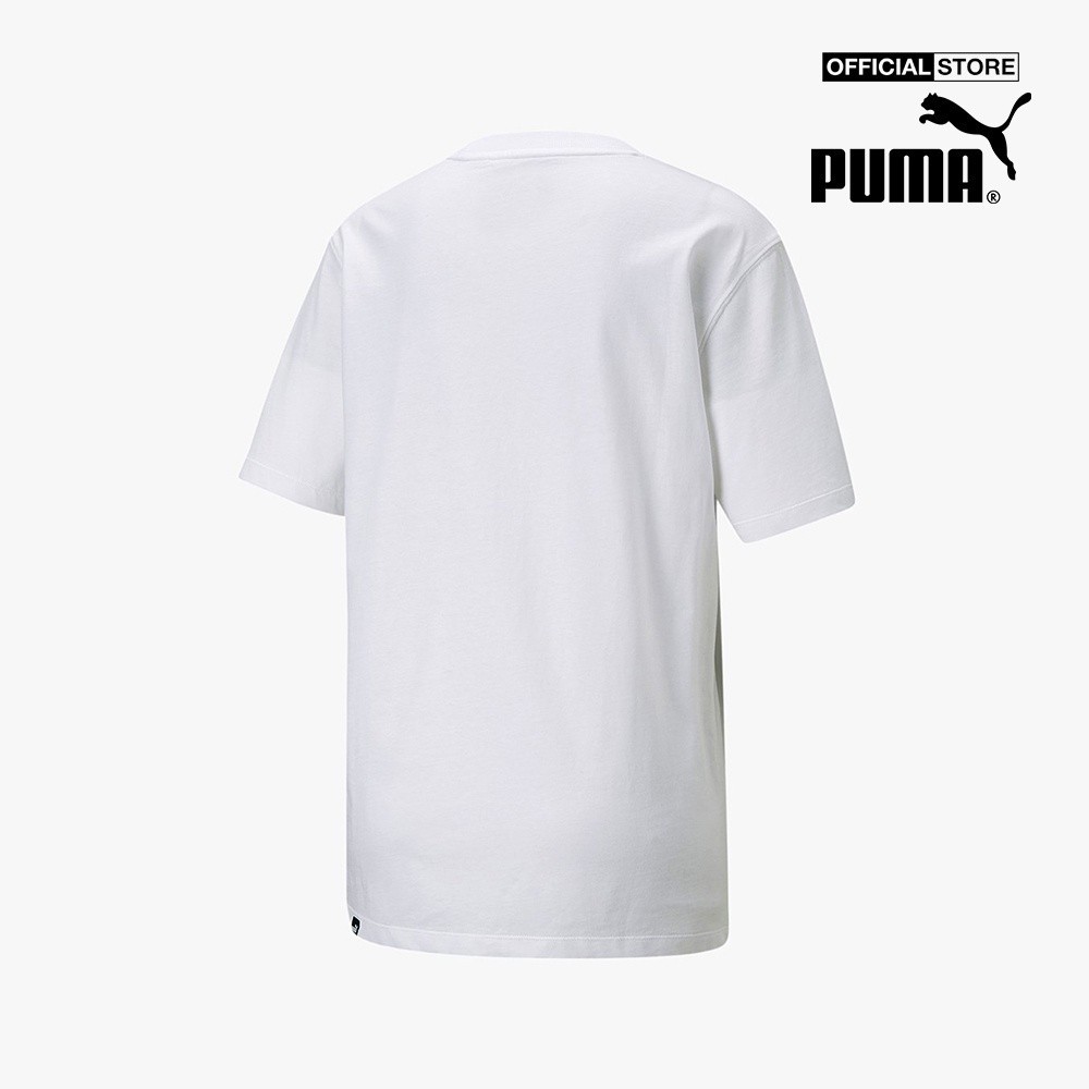 PUMA - Áo thun nữ tay ngắn phom suông hiện đại HER 847090-02