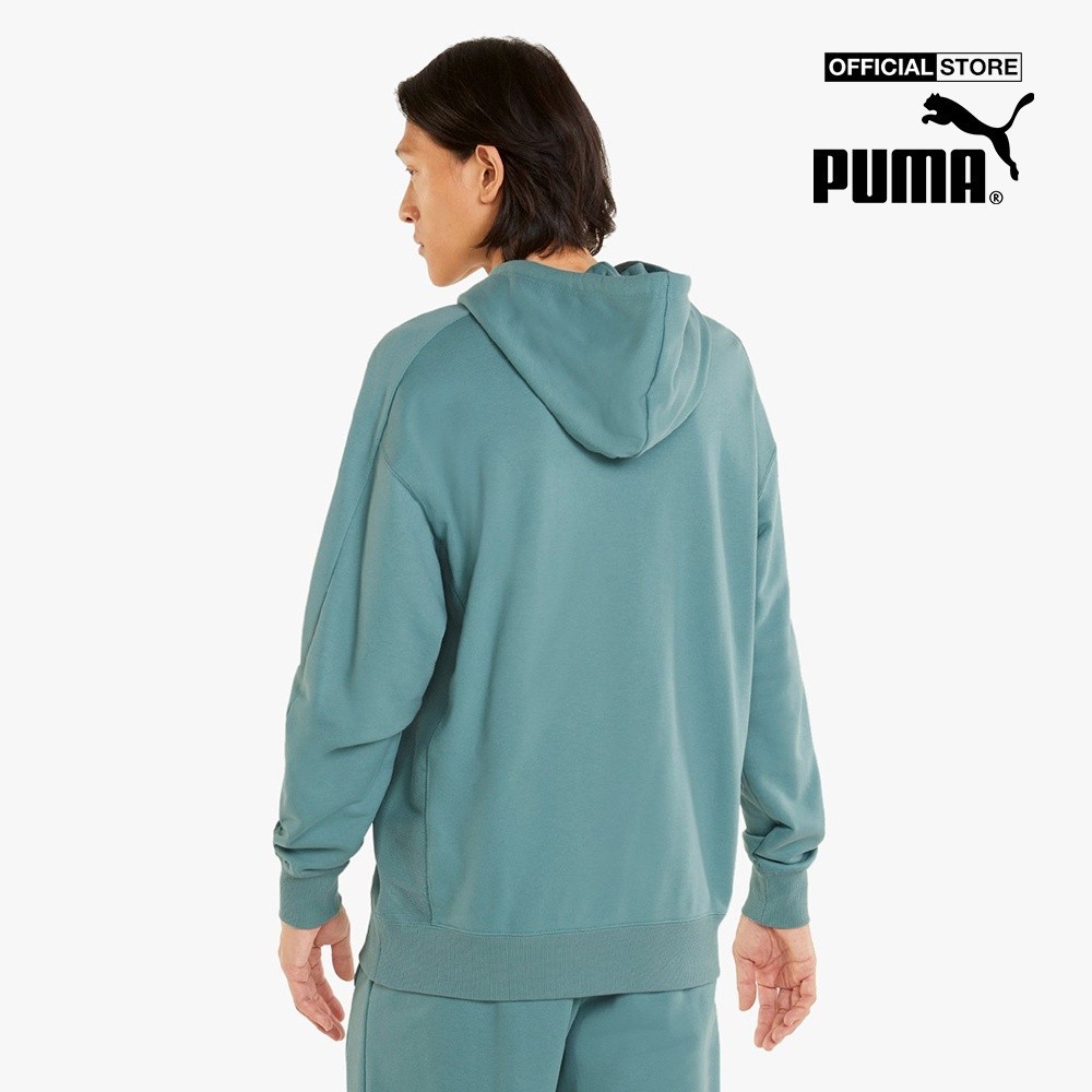 PUMA - Áo hoodie nam phối mũ trùm T7 Go For 534175-50