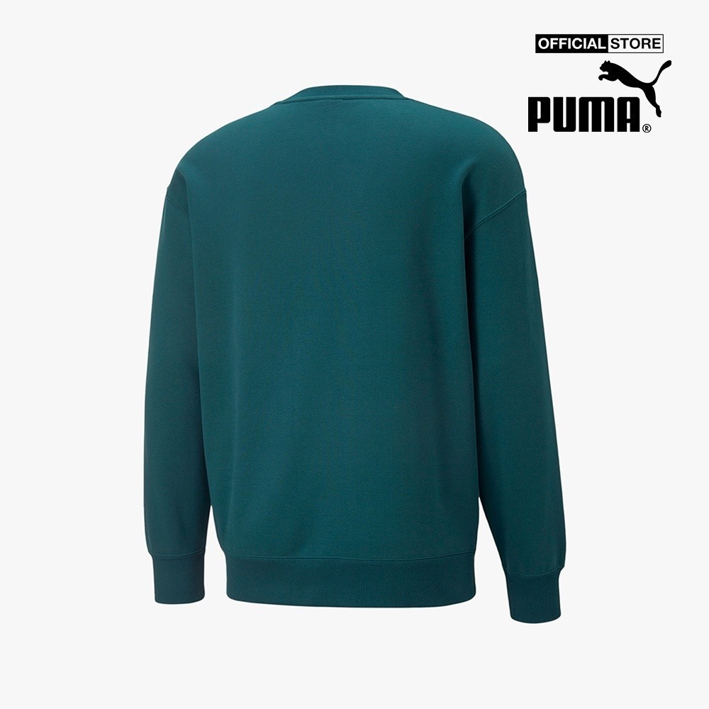 PUMA - Áo sweatshirt nam phom suông Classics Relaxed Crewneck 535599-24