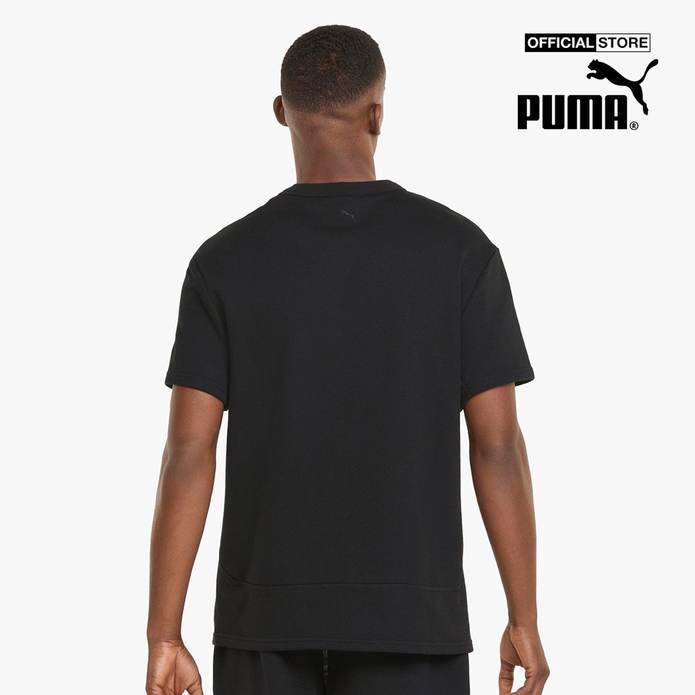 PUMA - Áo thun nam tay ngắn phom suông Pivot Cut Off Basketball 534192-02