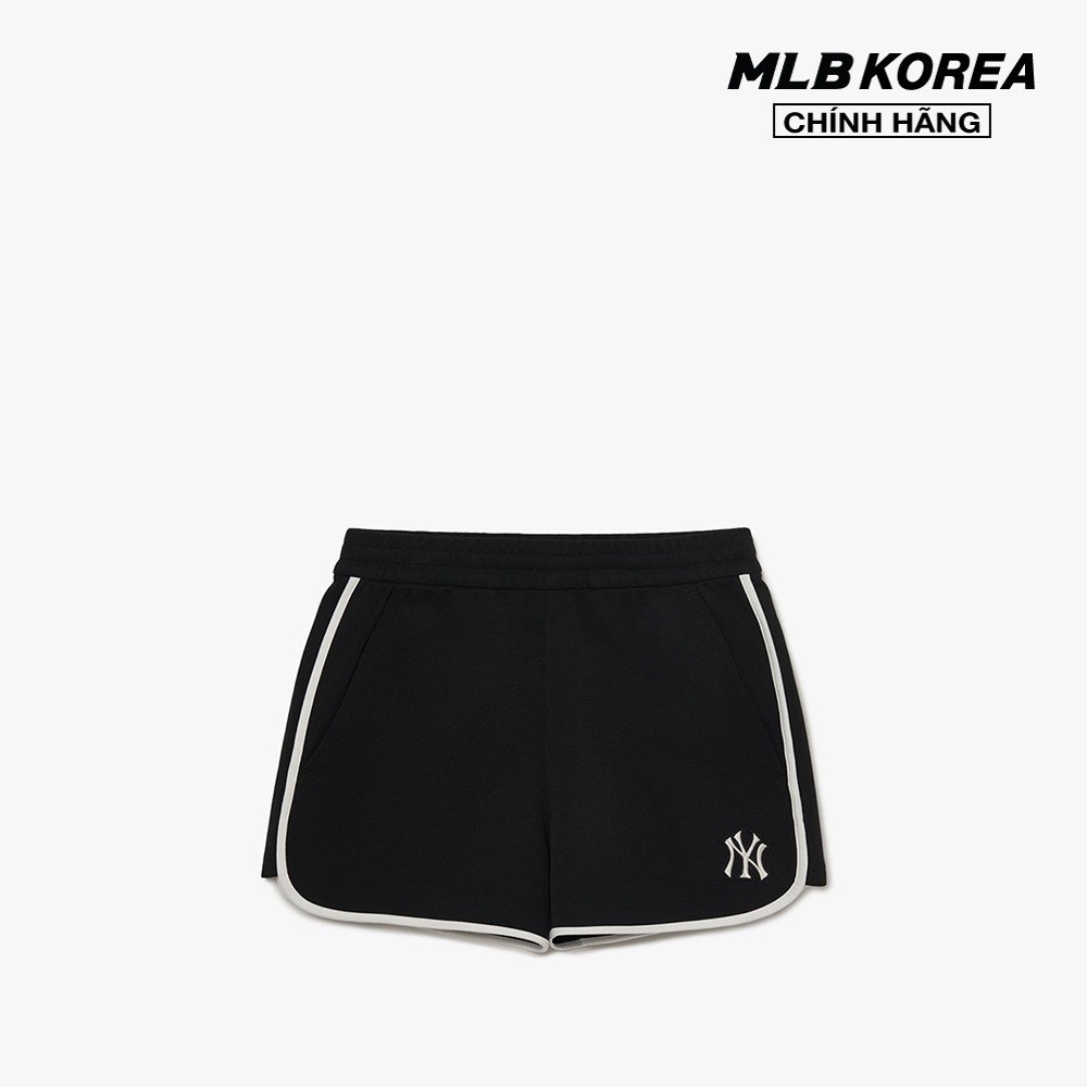MLB - Quần shorts ngắn nữ lưng thun Basic Small Logo Dolphin_3FSPB0233-50BKS