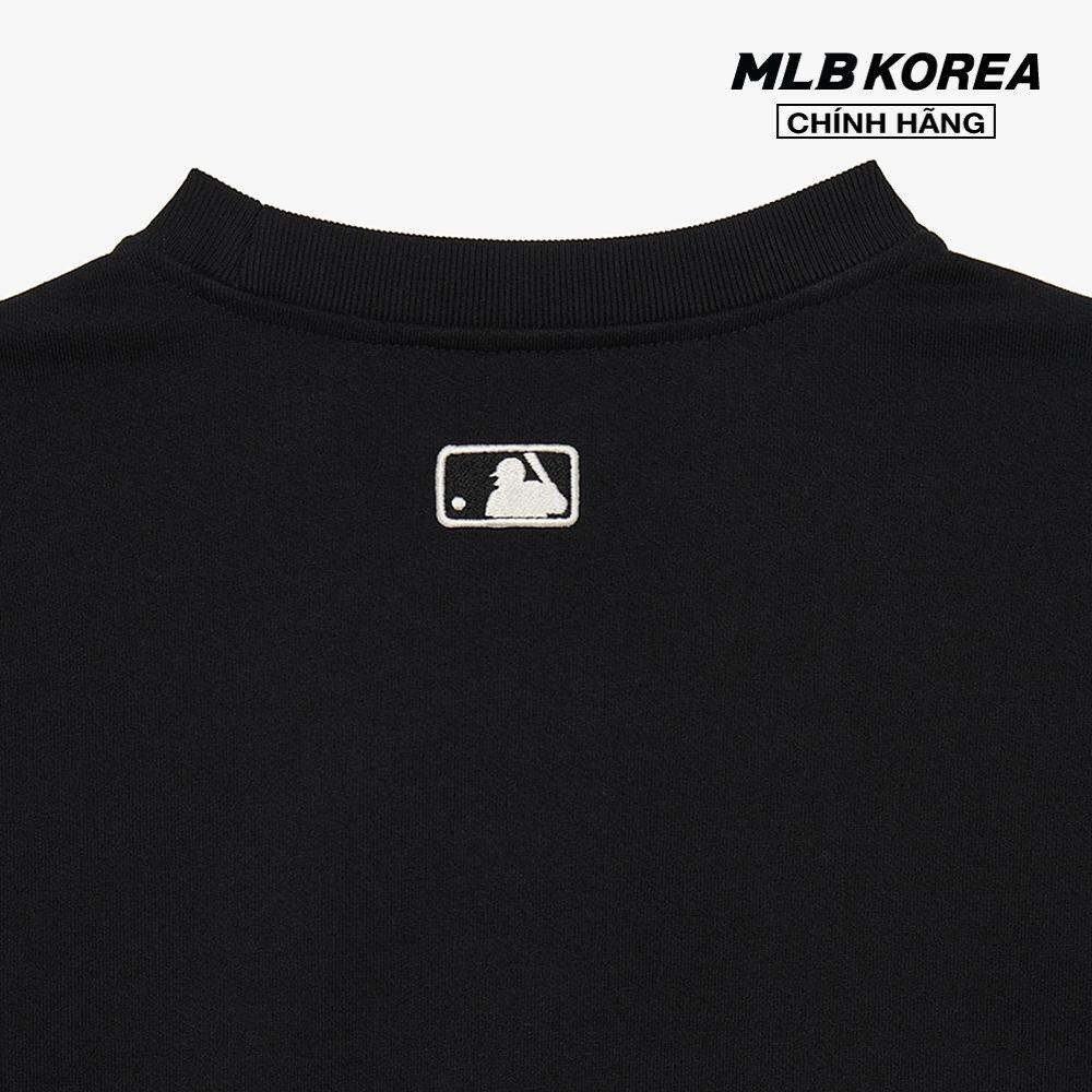 MLB - Áo sweatshirt unisex cổ tròn tay dài bo gấu thời trang 3AMTV1034-50BKS