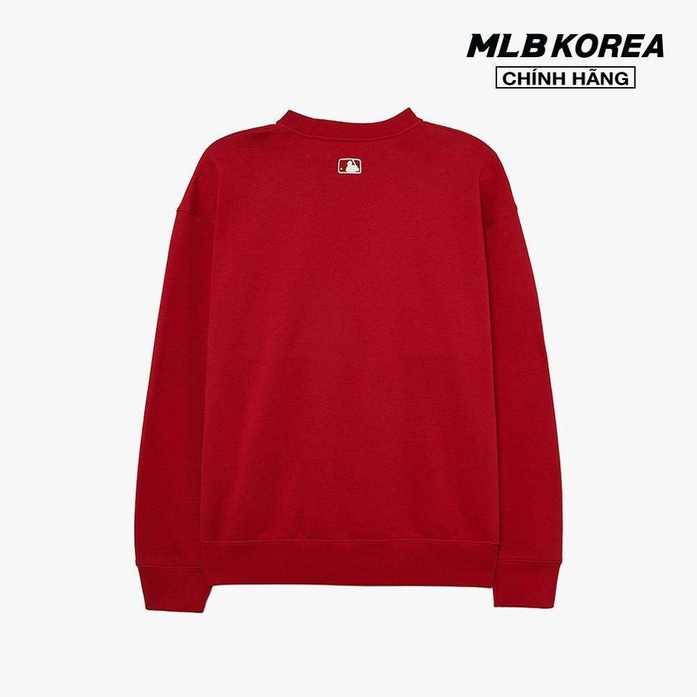 MLB - Áo sweatshirt unisex cổ tròn tay dài bo gấu thời trang 3AMTV1034-43RDS