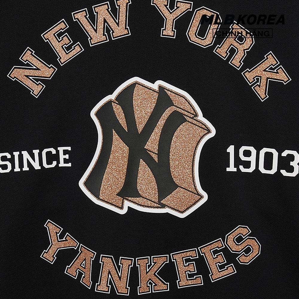 MLB - Áo sweatshirt unisex cổ tròn tay dài bo gấu thời trang 3AMTV1034-50BKS