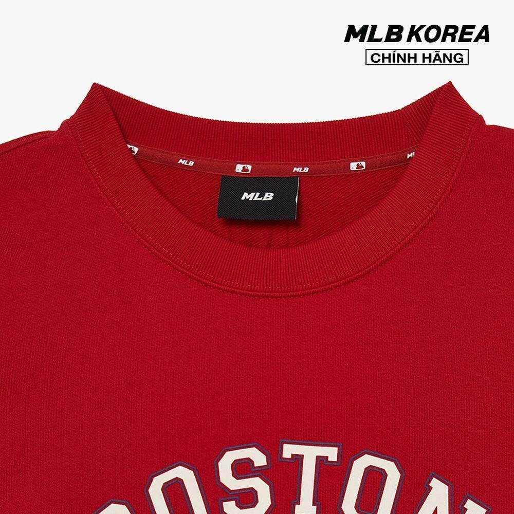MLB - Áo sweatshirt unisex cổ tròn tay dài bo gấu thời trang 3AMTV1034-43RDS