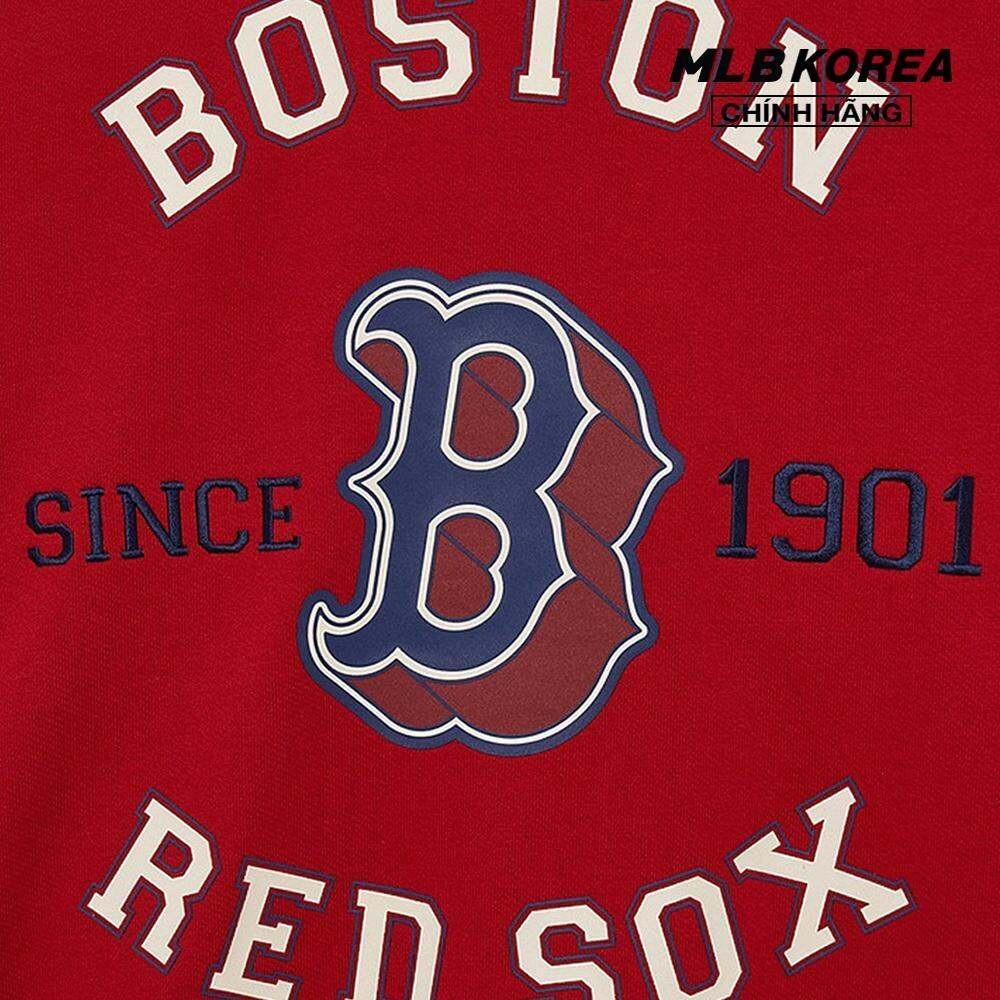 MLB - Áo sweatshirt unisex cổ tròn tay dài bo gấu thời trang 3AMTV1034-43RDS