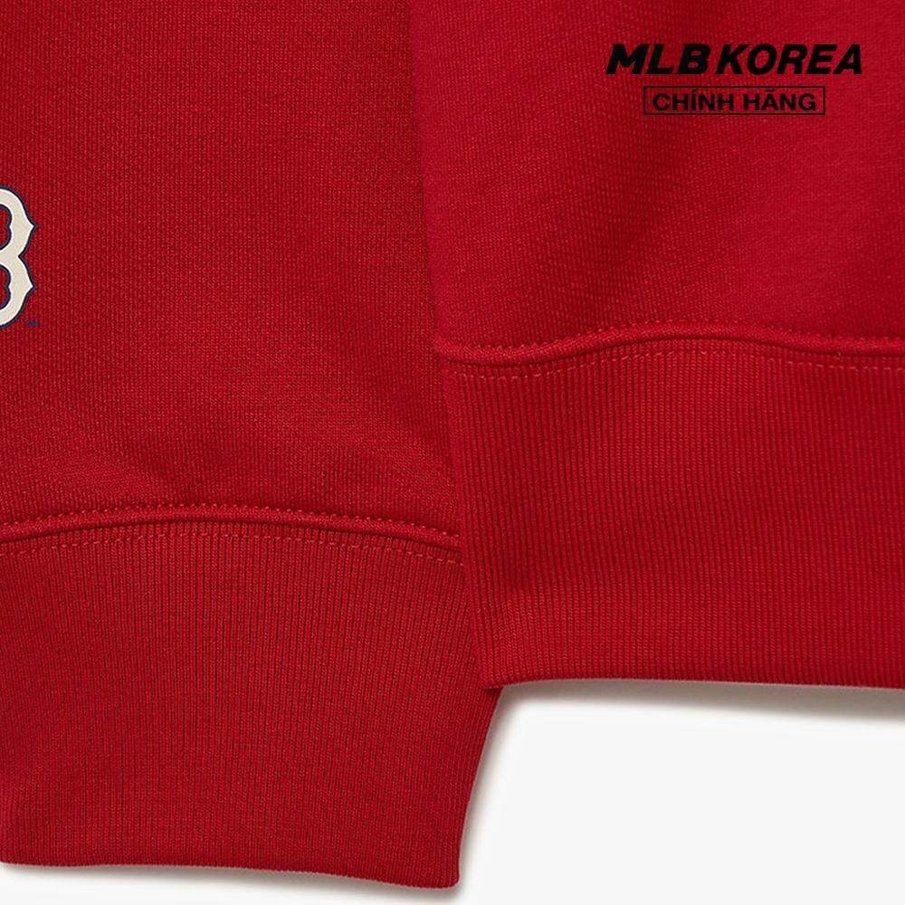 MLB - Áo sweatshirt unisex cổ tròn tay dài bo gấu thời trang 3AMTV1034-43RDS