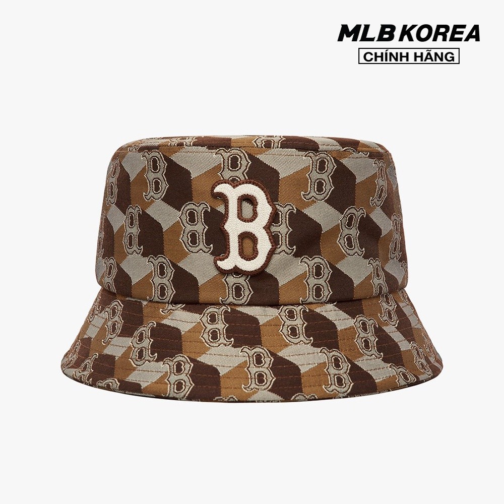 MLB - Nón bucket thời trang Cube Monogram 3AHTM212N-43BRD