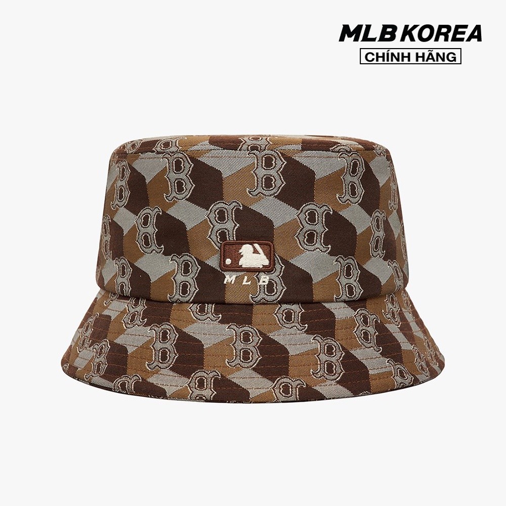 MLB - Nón bucket thời trang Cube Monogram 3AHTM212N-43BRD