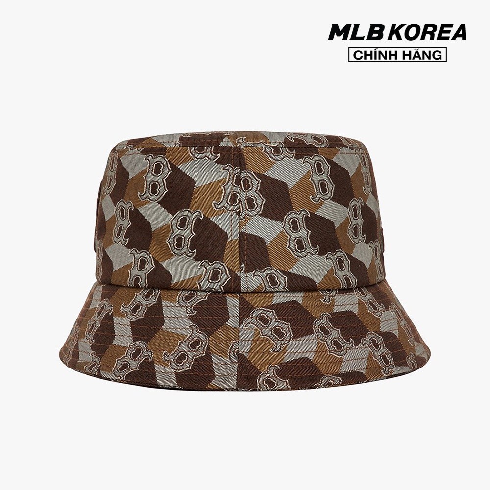 MLB - Nón bucket thời trang Cube Monogram 3AHTM212N-43BRD