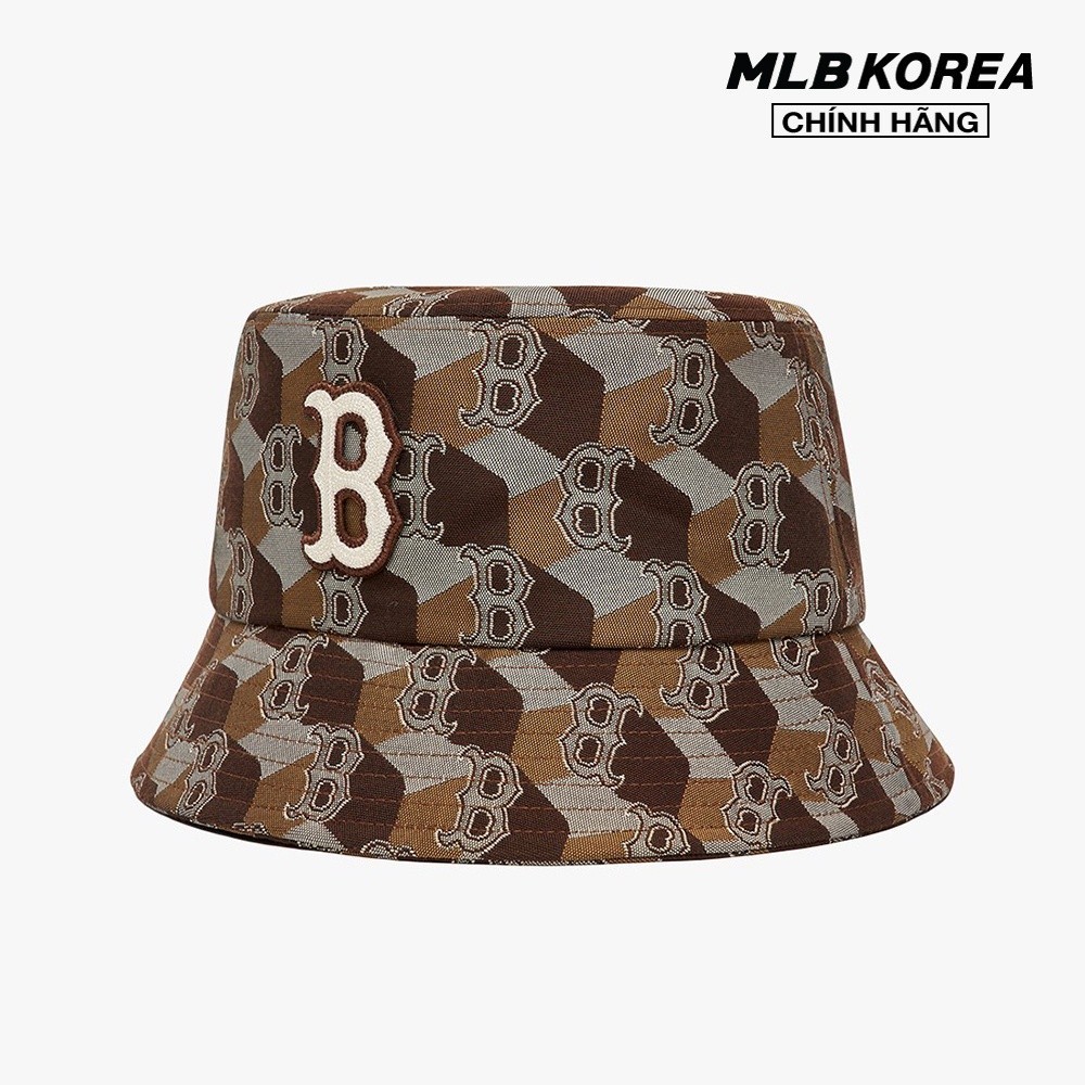 MLB - Nón bucket thời trang Cube Monogram 3AHTM212N-43BRD