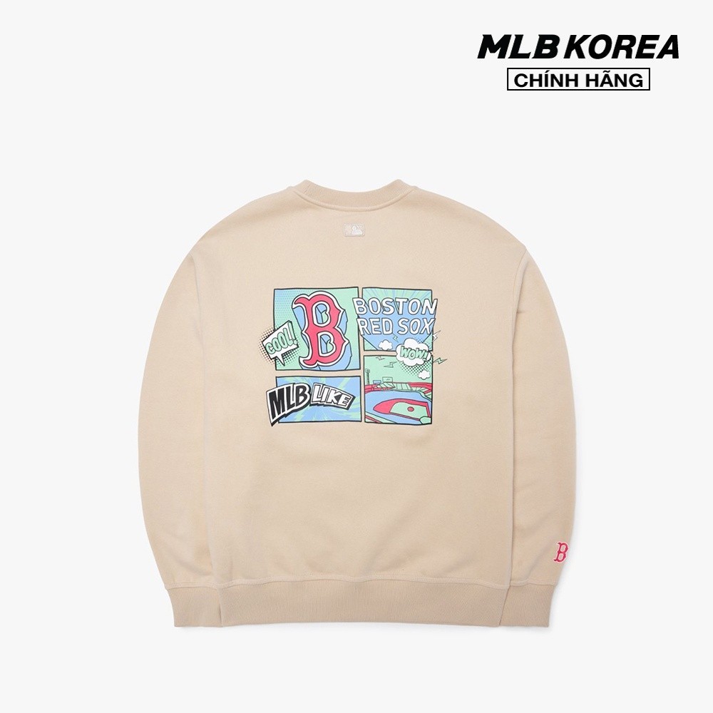 MLB - Áo sweatshirt phom suông LIKE Cartoon Mega Overfit 3AMTL0426-43BGL