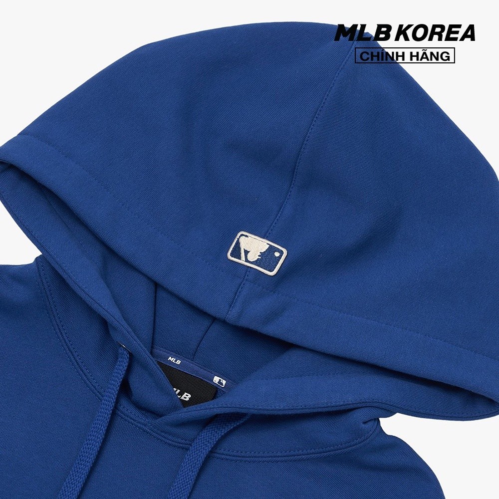 MLB - Áo hoodie tay dài phối mũ Cube Monogram Big Logo Overfit 3AHDM0424-50BLD