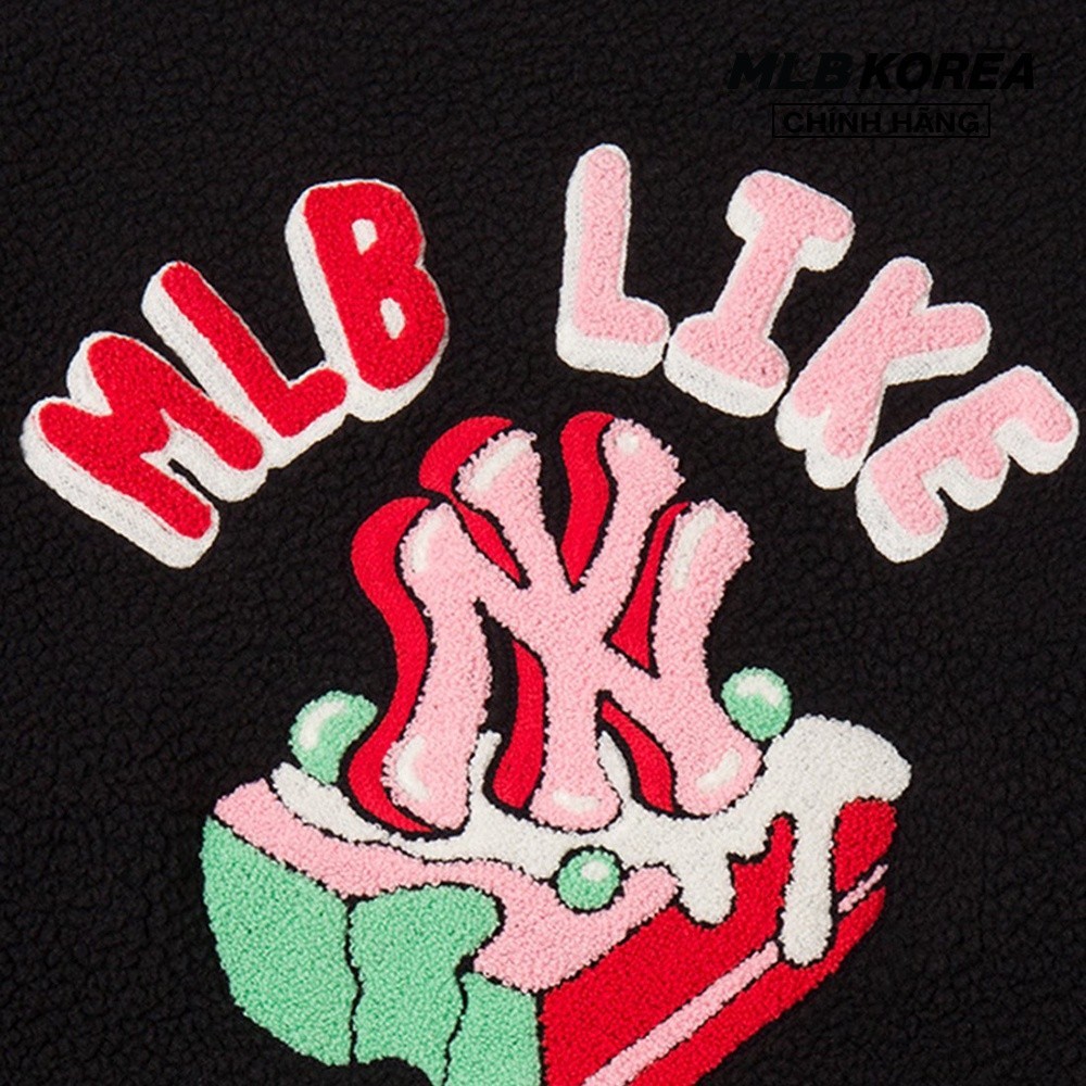 MLB - Áo sweatshirt cổ tròn tay phom suông hiện đại 3AMTL0326-50BKS