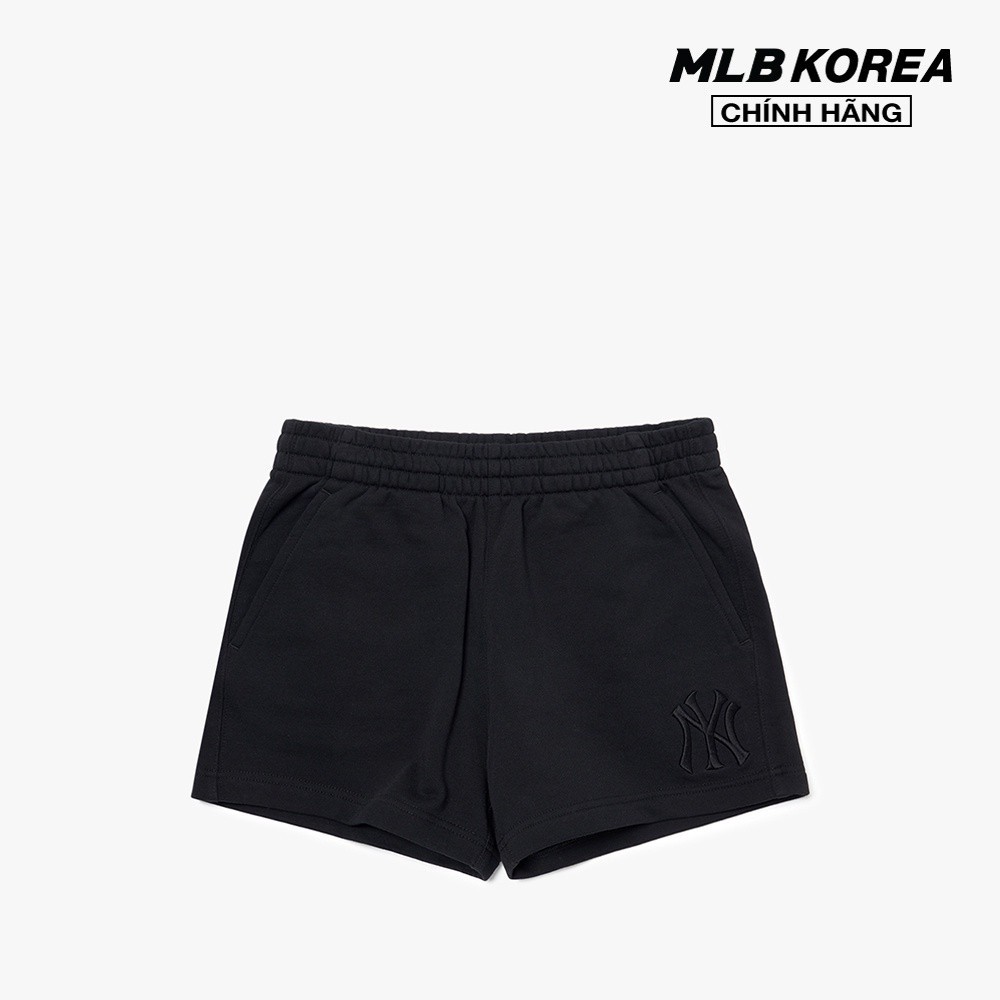 MLB - Quần shorts ngắn nữ lưng thun Basic Small Logo Dolphin_3FSPB0323-50BKS