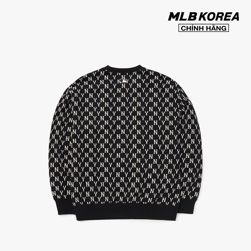 MLB - Áo sweatshirt tay dài phom suông Classic Monogram Allover Overfit 3AMTM0224-50BKS