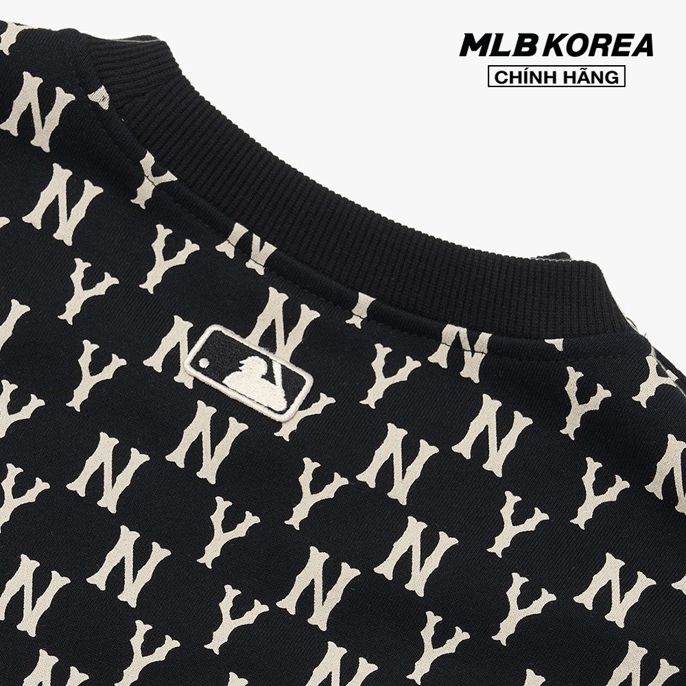 MLB - Áo sweatshirt tay dài phom suông Classic Monogram Allover Overfit 3AMTM0224-50BKS