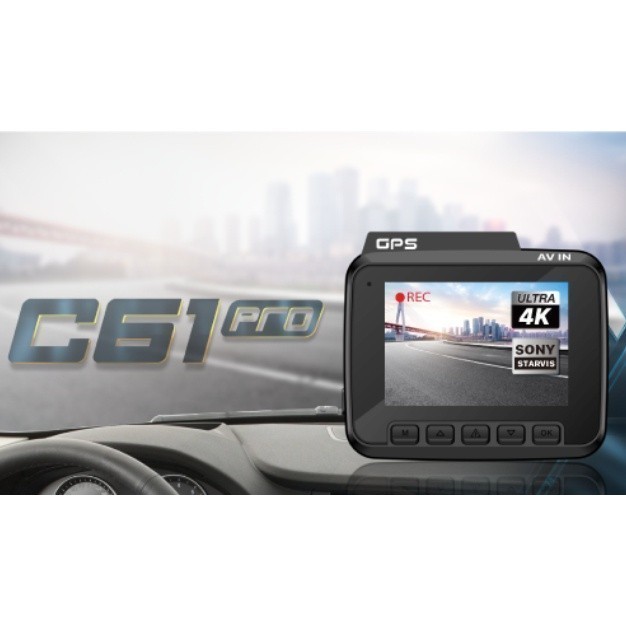 Vietmap C61 Pro - Camera hành trình cảnh báo giao thông giọng nói - ghi hình 4K - SMEV - Hàng chính hãng