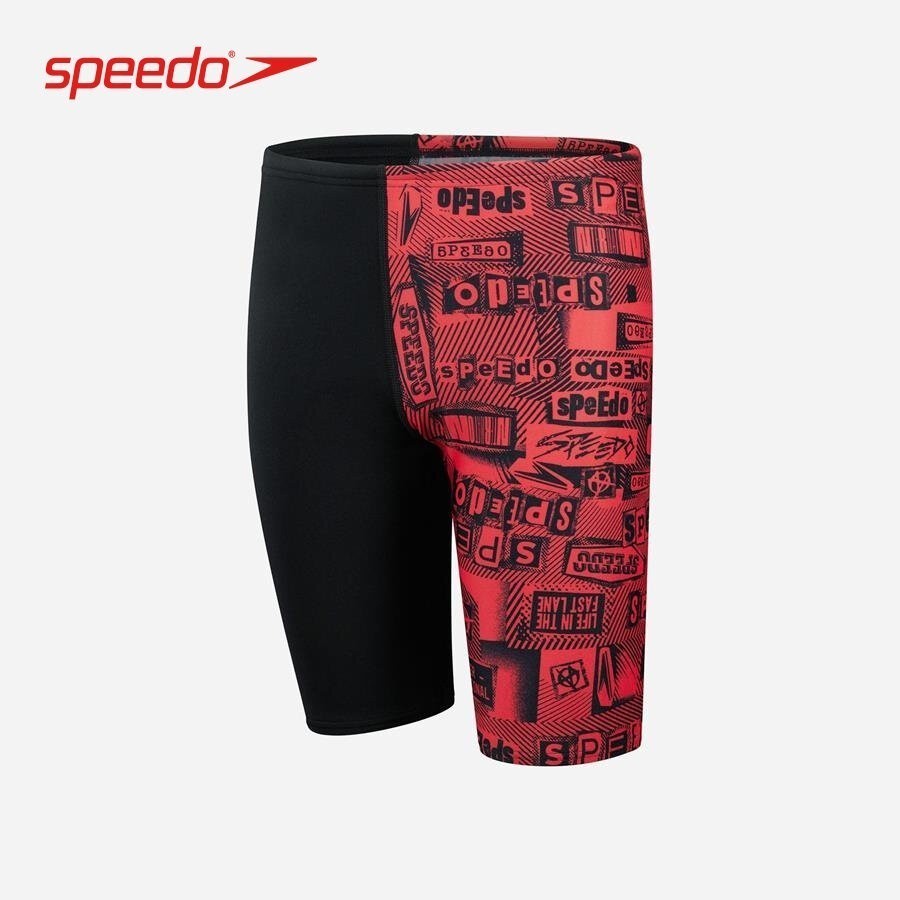 Quần bơi bé trai Speedo Alv Jammer Jblack/Red - 8-12405G646