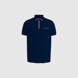 Tommy hilfiger - áo polo nam tay ngắn wcc rwb zip reg polo mw0mw33594dw5