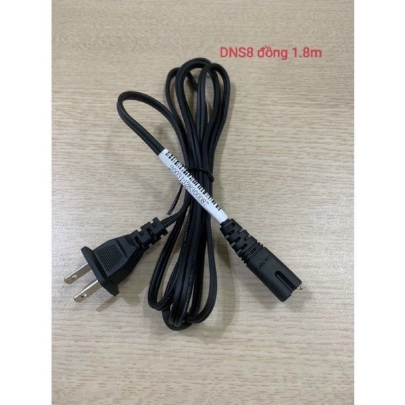 Dây nguồn số 8 lõi đồng dài 1m màu trắng