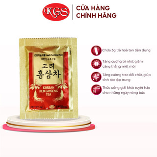 01 Gói Trà Hoà Tan Hồng Sâm Hàn Quốc Cao Cấp KGS Korean Ginseng Story (3g)