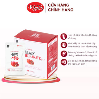 10 Gói Nước Uống Hắc Sâm Lựu Hàn Quốc KGS Korean Ginseng Story (70ml x 10 gói)