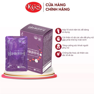10 Gói Nước Uống Hồng Sâm Hàn Quốc Cao Cấp Dành Cho Mẹ KGS Korean Ginseng Story (50ml x 10 gói)