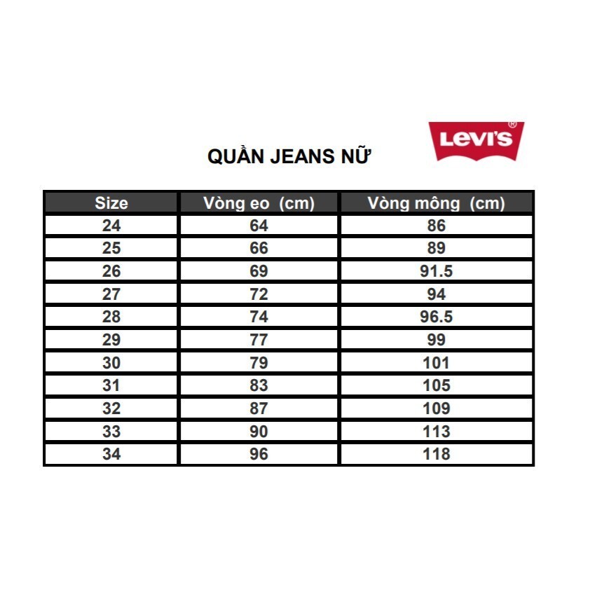 LEVI'S - Quần Jeans Nữ Dài 58825-0105  