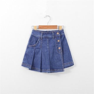 Qg096 - 03/14 quần jean giả váy xanh đậm