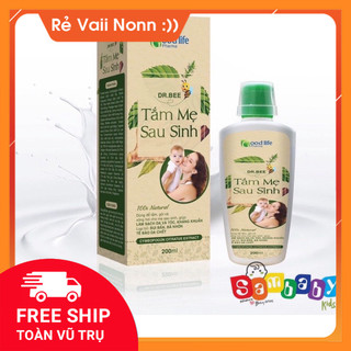 Nước tắm gội thảo dược sau sinh dr bee good life