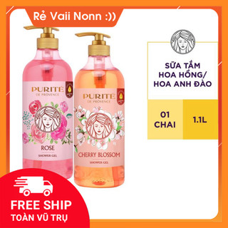 Sữa tắm Purite thiên nhiên 1.1Lít