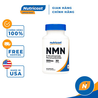 Nutricost Nmn 500mg 60 Viên Nhộng Cung Cấp Năng Lượng Cho Cơ Thể