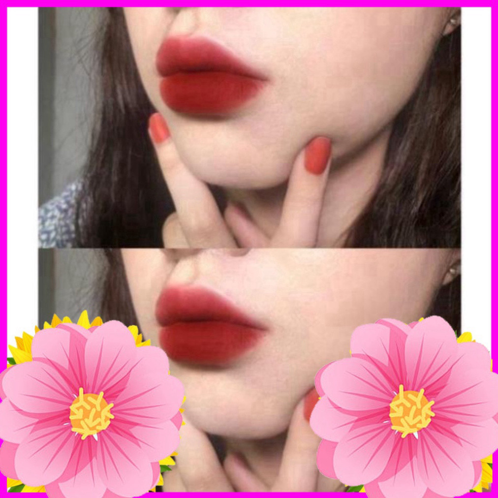 Son kem lì Romand Zero Velvet Tint 06 Deep Soul red color nâu