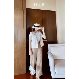 BEAUTEBYV - Áo Blazer Blanche