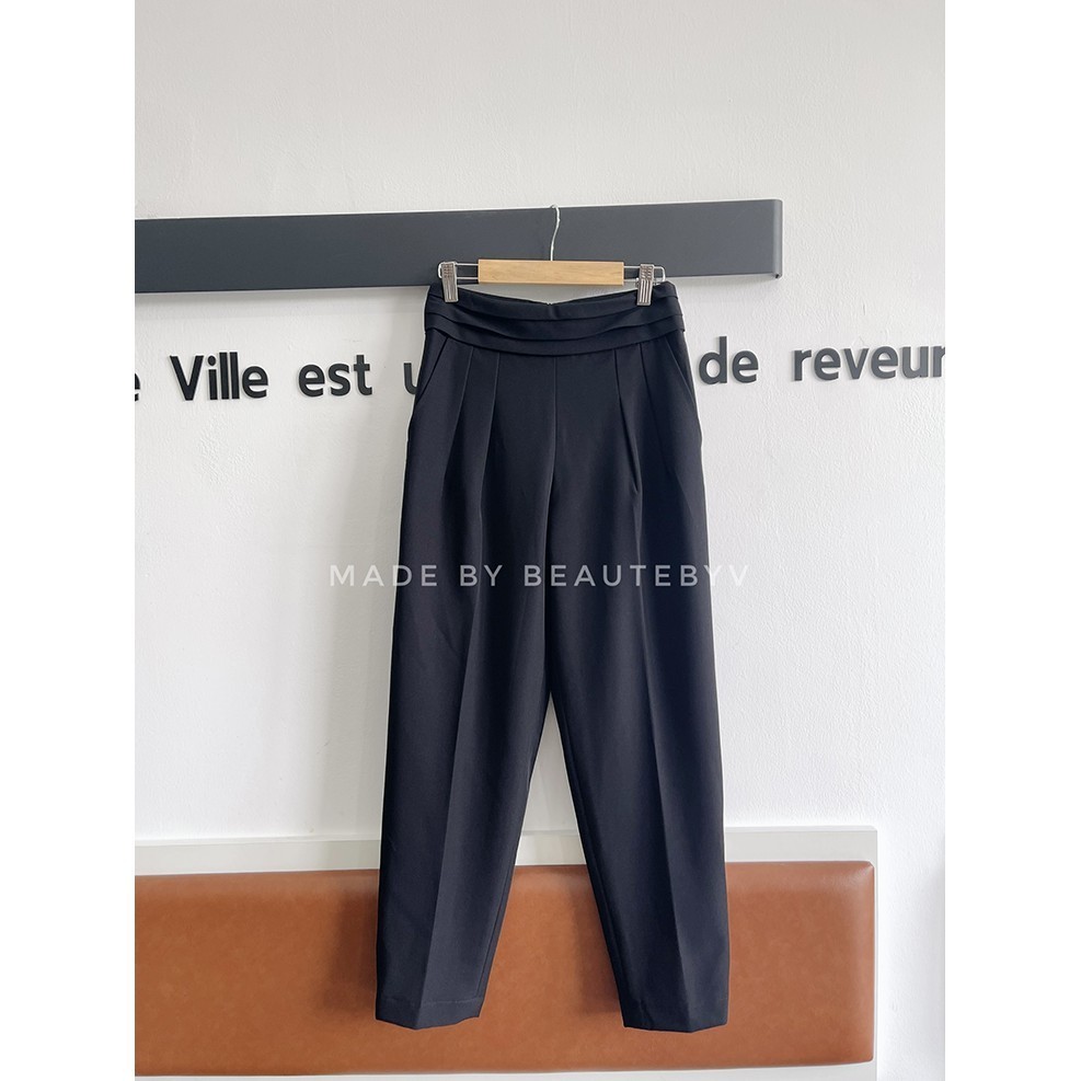 BEAUTEBYV - Quần Xếp Ly Bụng