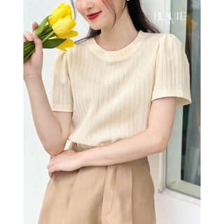 BEAUTEBYV - Áo len tăm mỏng Basic Knit