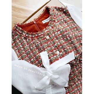 BEAUTEBYV - Váy Tweed Happy
